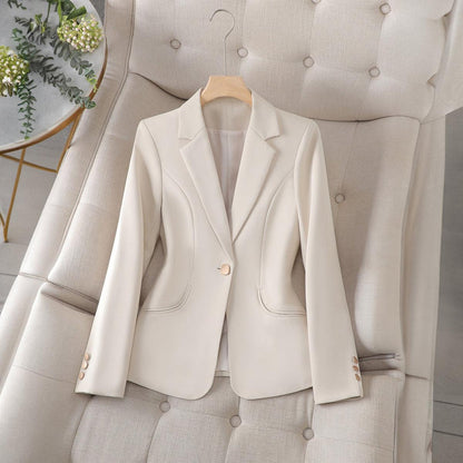Women's Business Jacket Figure-Hugging Elegant Black