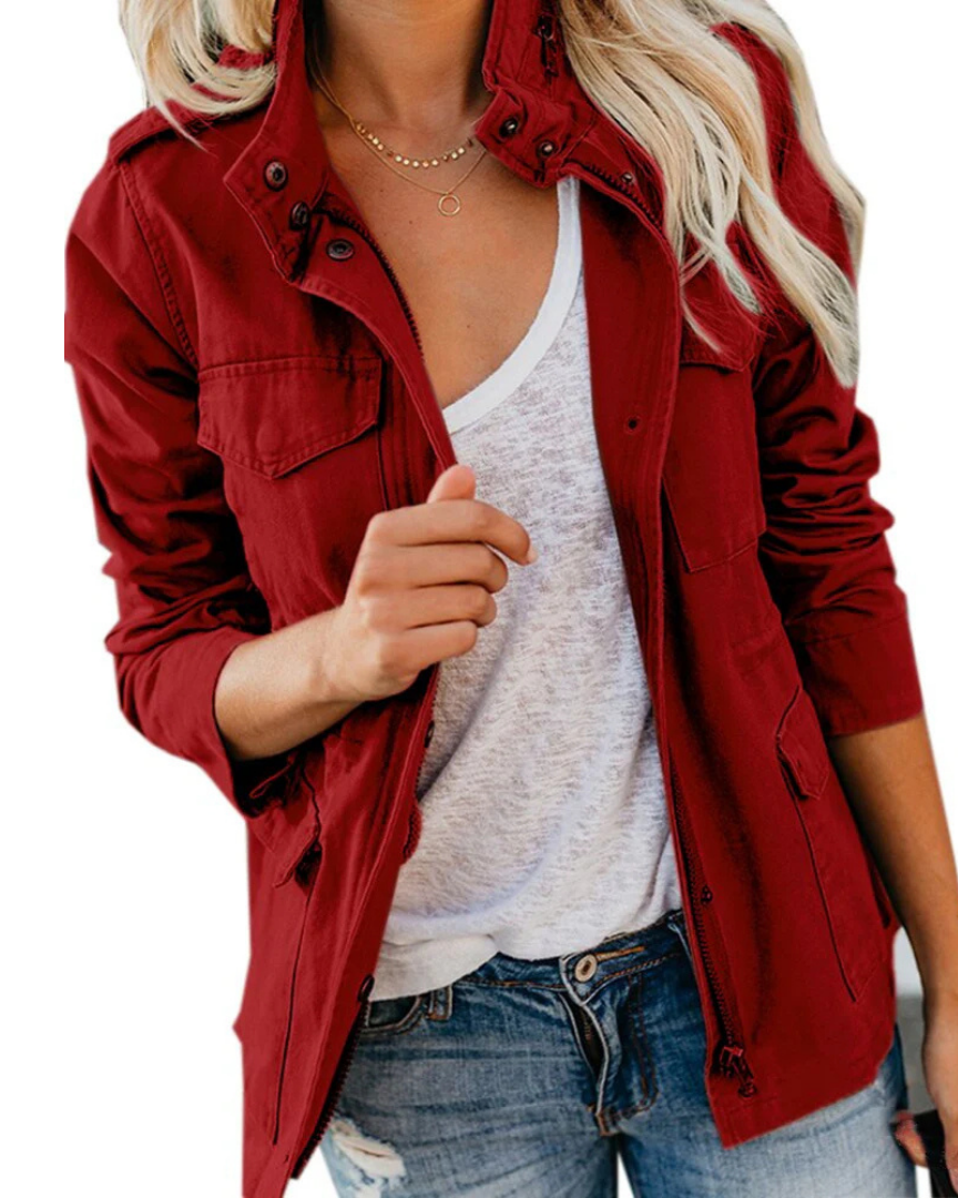 Practical Women's Jacket Casual Oversized