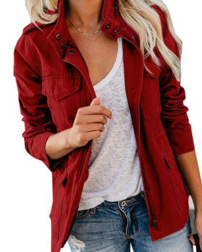 Practical Women's Jacket Casual Oversized