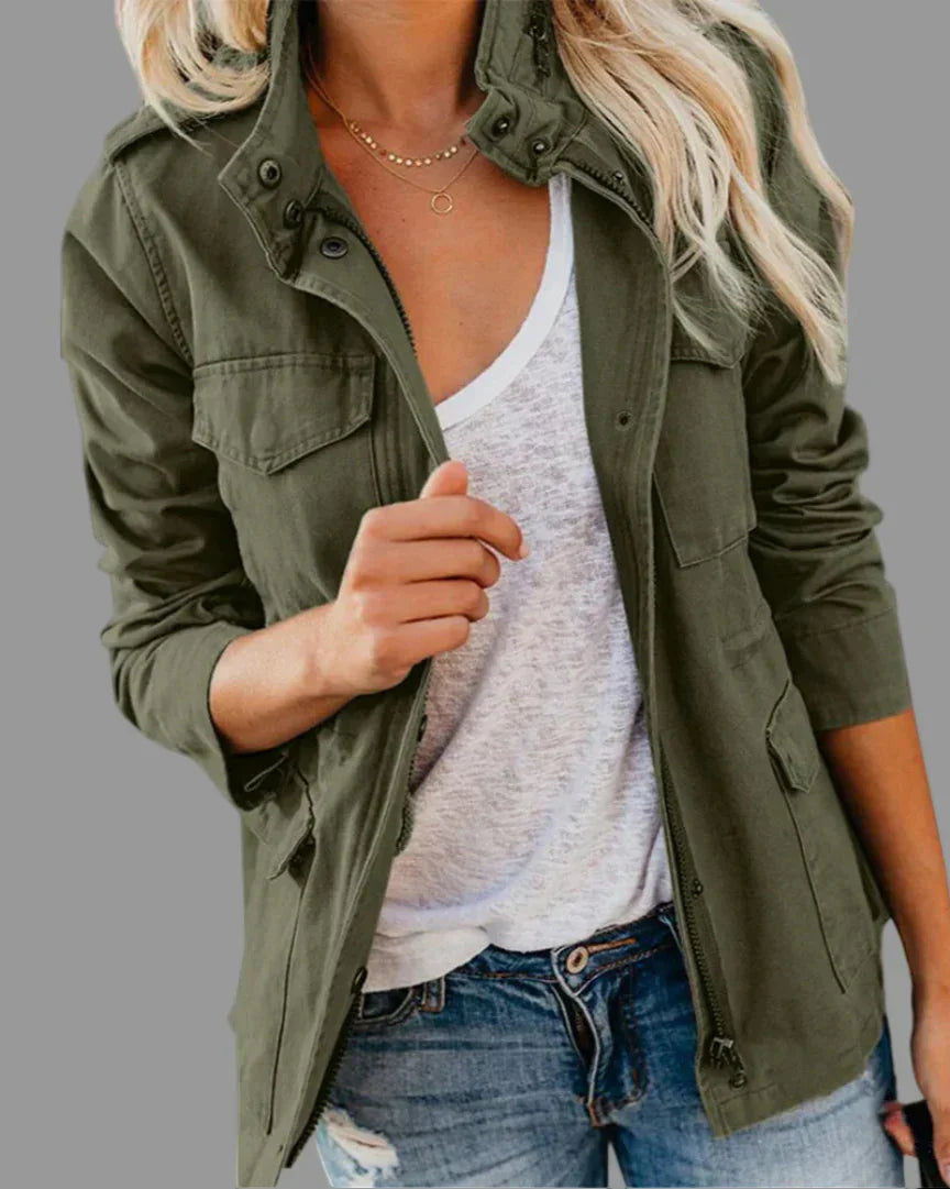 Practical Women's Jacket Casual Oversized