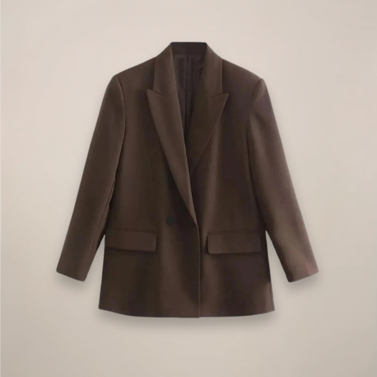 Oversized Men's Blazer - Long Winter Coat Smart Style