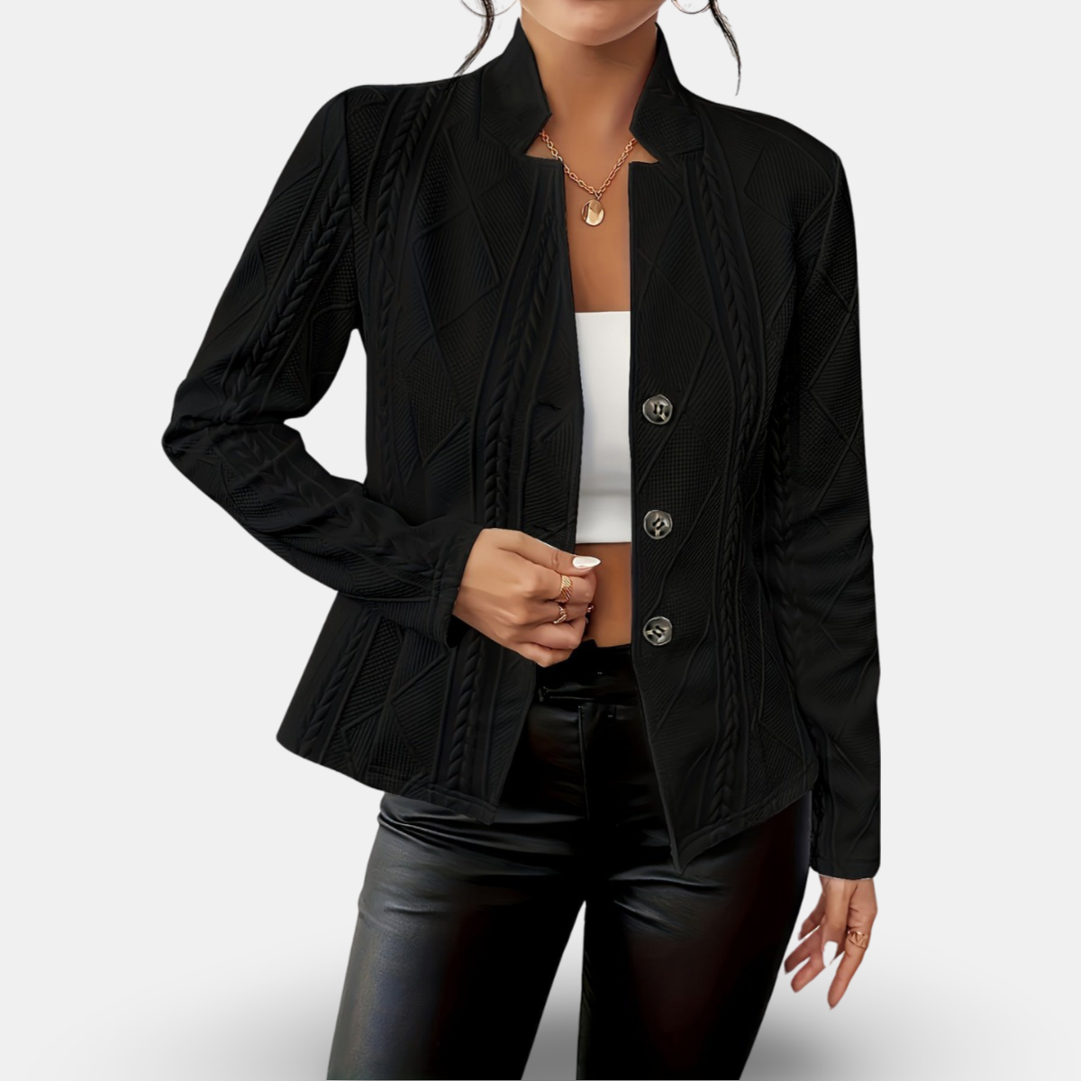 Women's Elegant Cinched Blazer