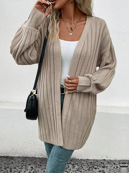 Women's Cardigan Autumn Soft Open-Front
