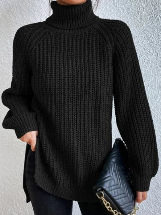 Damen Rollkragenpullover Weich & Warm - IdealeKleiden