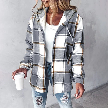Women's Elegant Wool Autumn Jacket
