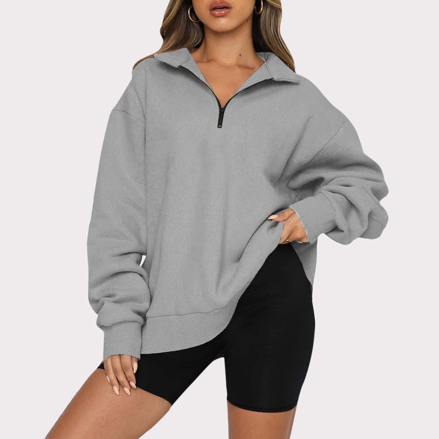 Stylish Winter Jacket Zip Jumper Modern Casual