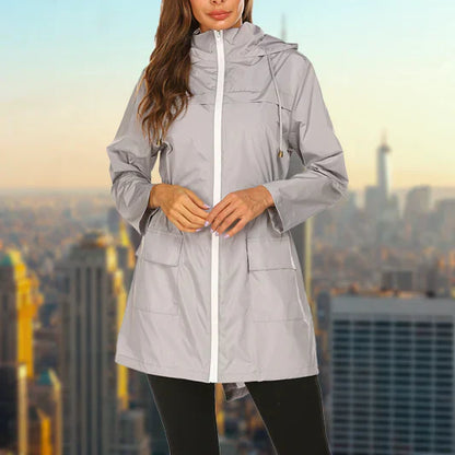 Waterproof Rain Jacket Women's Outdoor