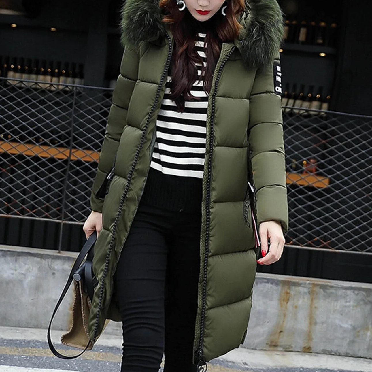 Women's Winter Jacket Long Elegant