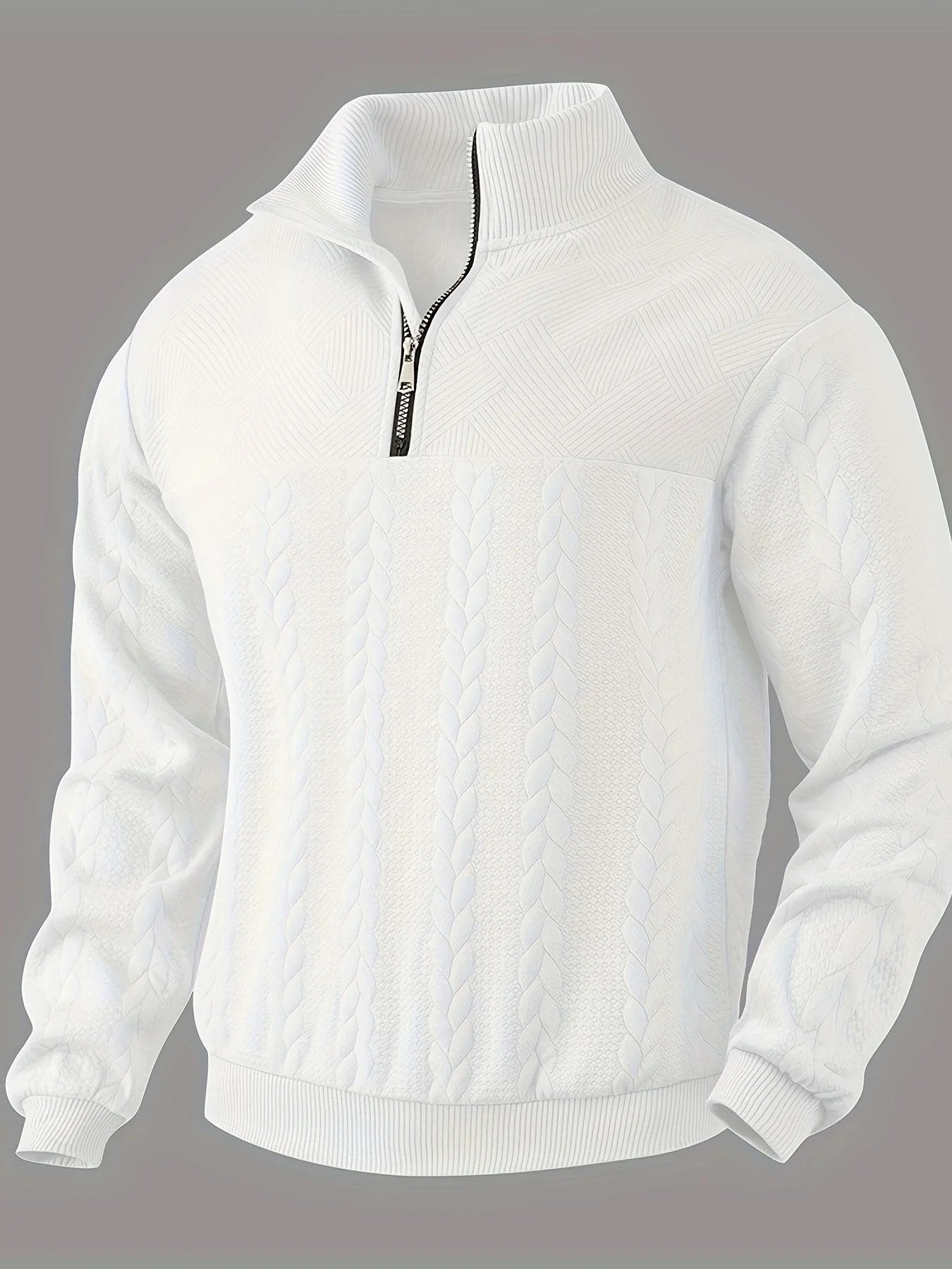 Herren Pullover Warm Strick Winter - IdealeKleiden