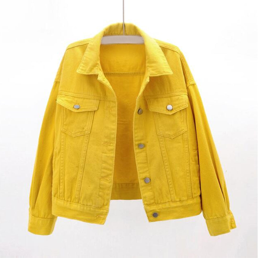 Fashionable denim jacket made of cotton Trendy and Elegant