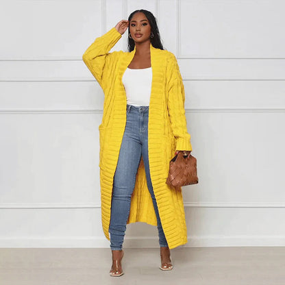 Women's Classic Long Winter Cardigan