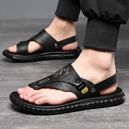 Entspannte Männer-Sandalen Bequem Sommer - IdealeKleiden