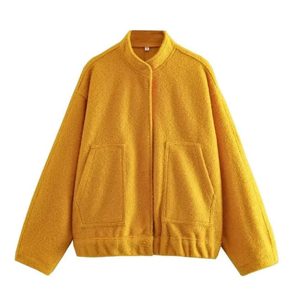Modern Women's Bomber Jacket Sporty Chic