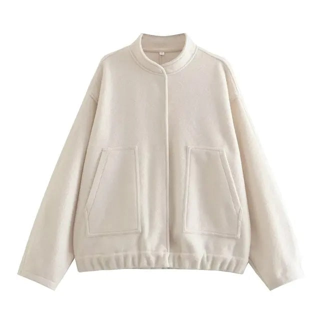 Modern Women's Bomber Jacket Sporty Chic