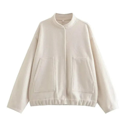 Modern Women's Bomber Jacket Sporty Chic