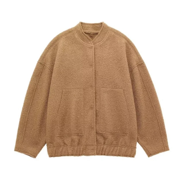 Modern Women's Bomber Jacket Sporty Chic