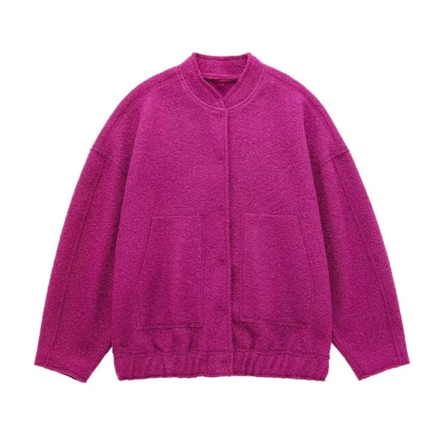 Modern Women's Bomber Jacket Sporty Chic