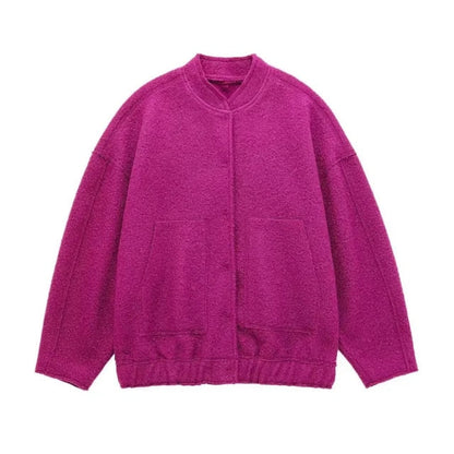 Modern Women's Bomber Jacket Sporty Chic