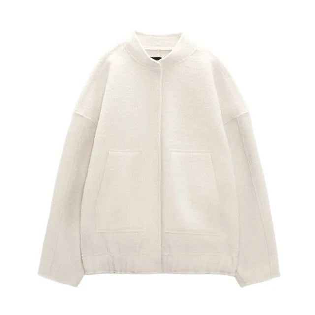 Modern Women's Bomber Jacket Sporty Chic
