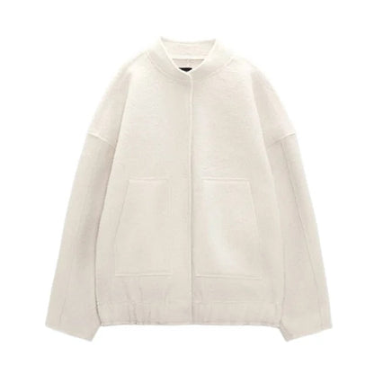 Modern Women's Bomber Jacket Sporty Chic