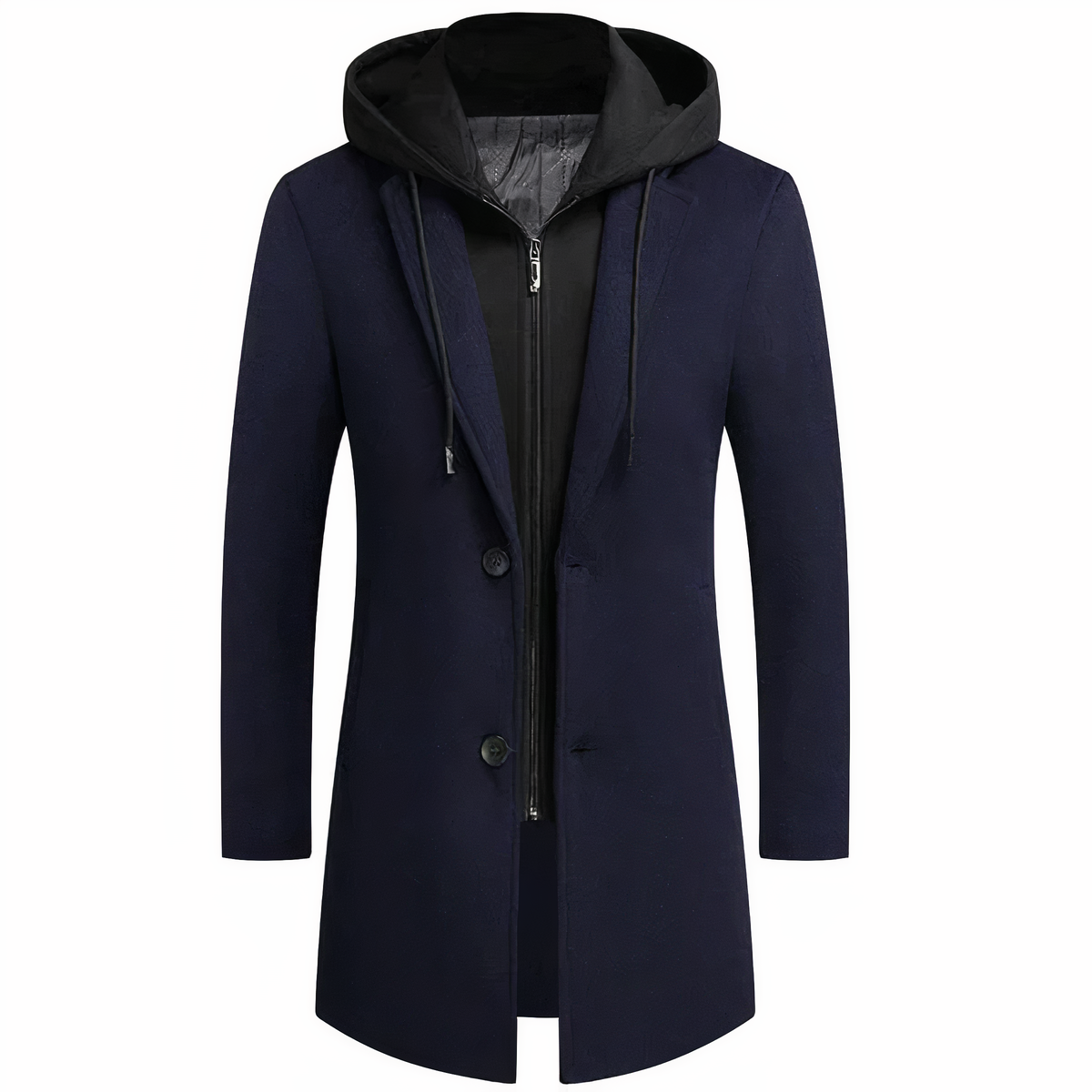 Stylish Men's Warm Trench Coat