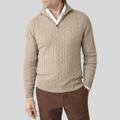 Men's High-Quality Zipper Sweater