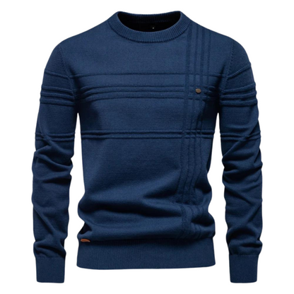 Luxus Herrenpullover Fein Strick