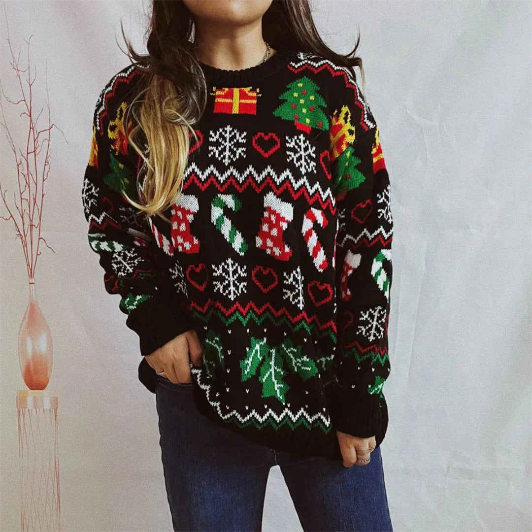 Women's Christmas Sweater Knitted Warm