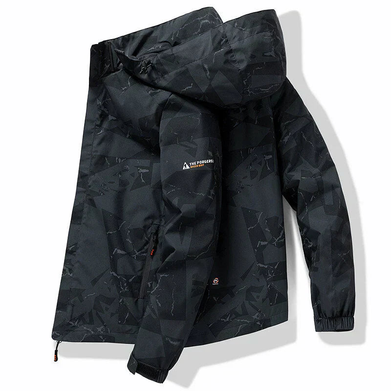 Waterproof Ski Jacket Sporty Functional Zipper