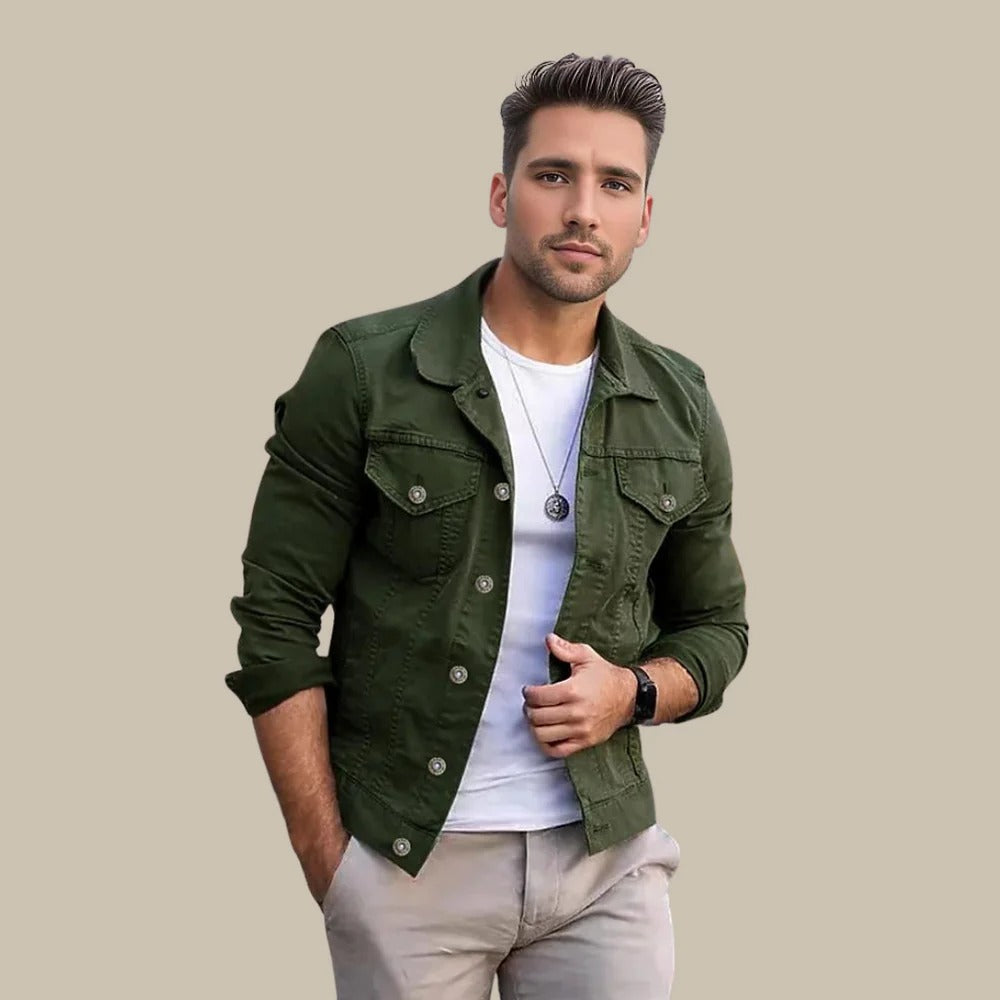 Men's Classic Denim Jacket ModernSlimFit