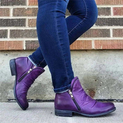 Stylish Women's Boots Zipper Boots