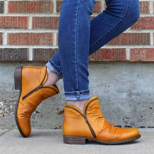 Stylish Women's Boots Zipper Boots
