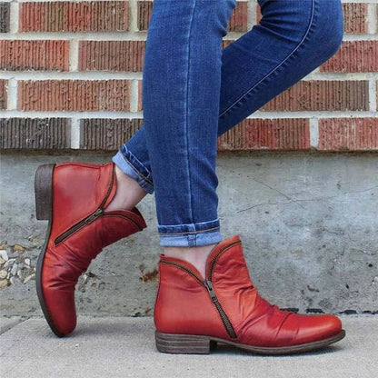 Stylish Women's Boots Zipper Boots
