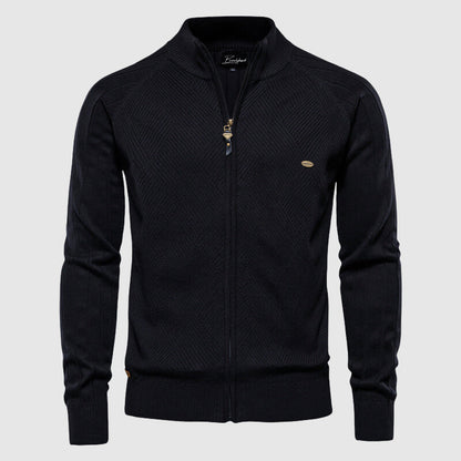 Men's Classic Zip-Up Cardigan