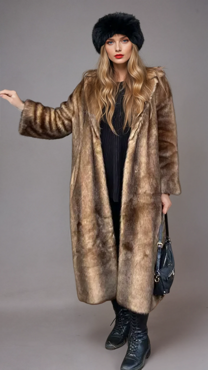 Women's Soft Faux Fur Winter Jacket