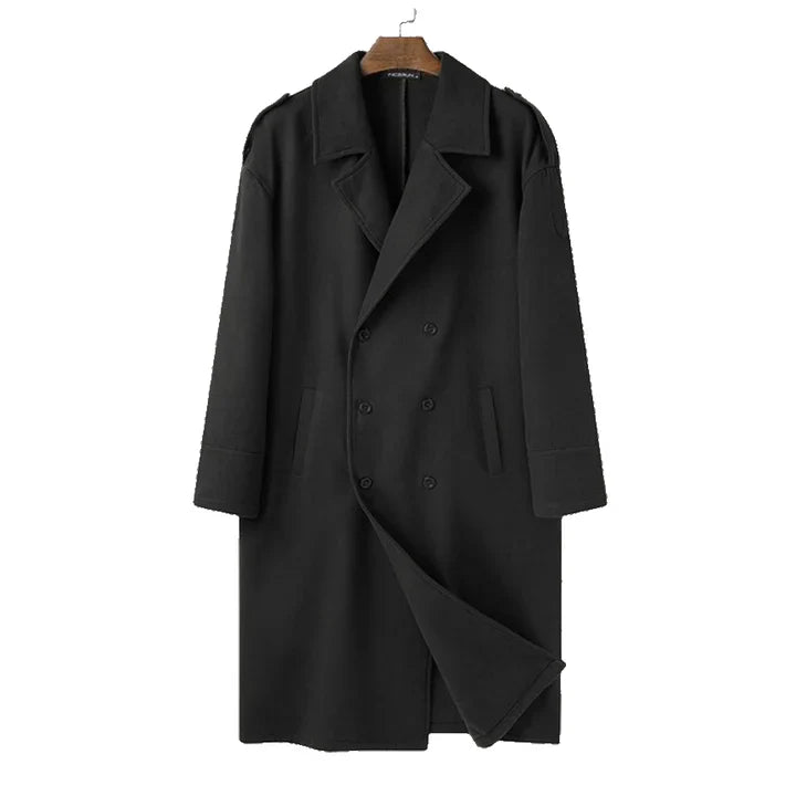 Men's Long Modern Loose-Fit Coat