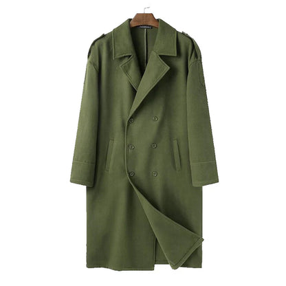 Men's Long Modern Loose-Fit Coat