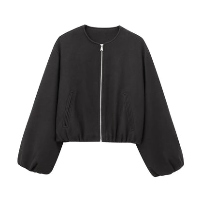 Women's Bomber Jacket Stretch Modern Design