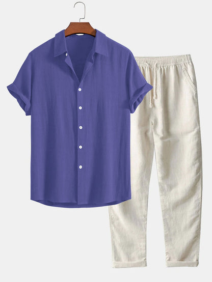 Men's Summer Two-Piece Short Sleeve
