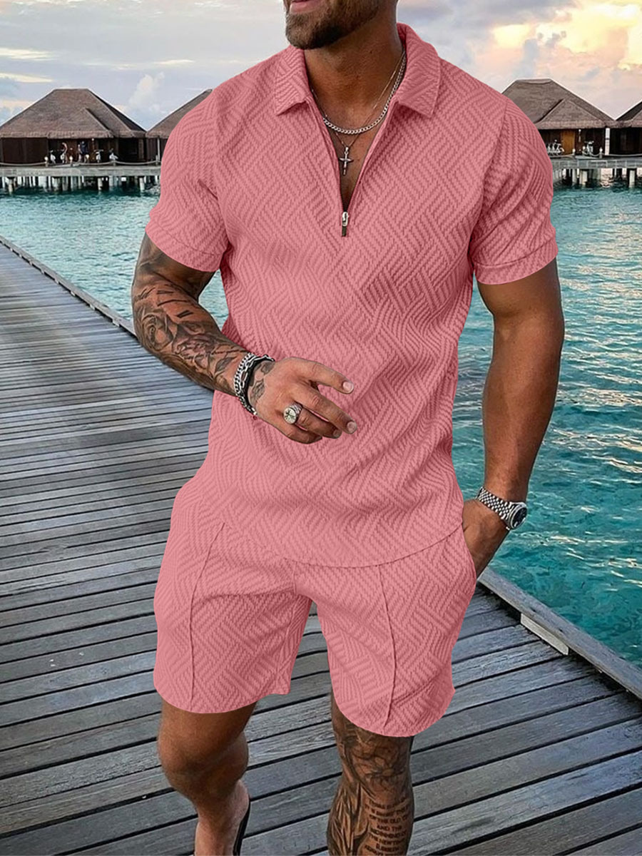 Men's Summer Set: Polo Shirt and Shorts