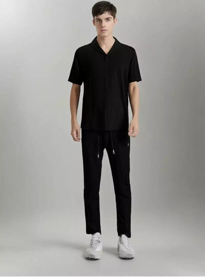 Sommer Set Kurzarmhemd und Hose für Männer - IdealeKleiden