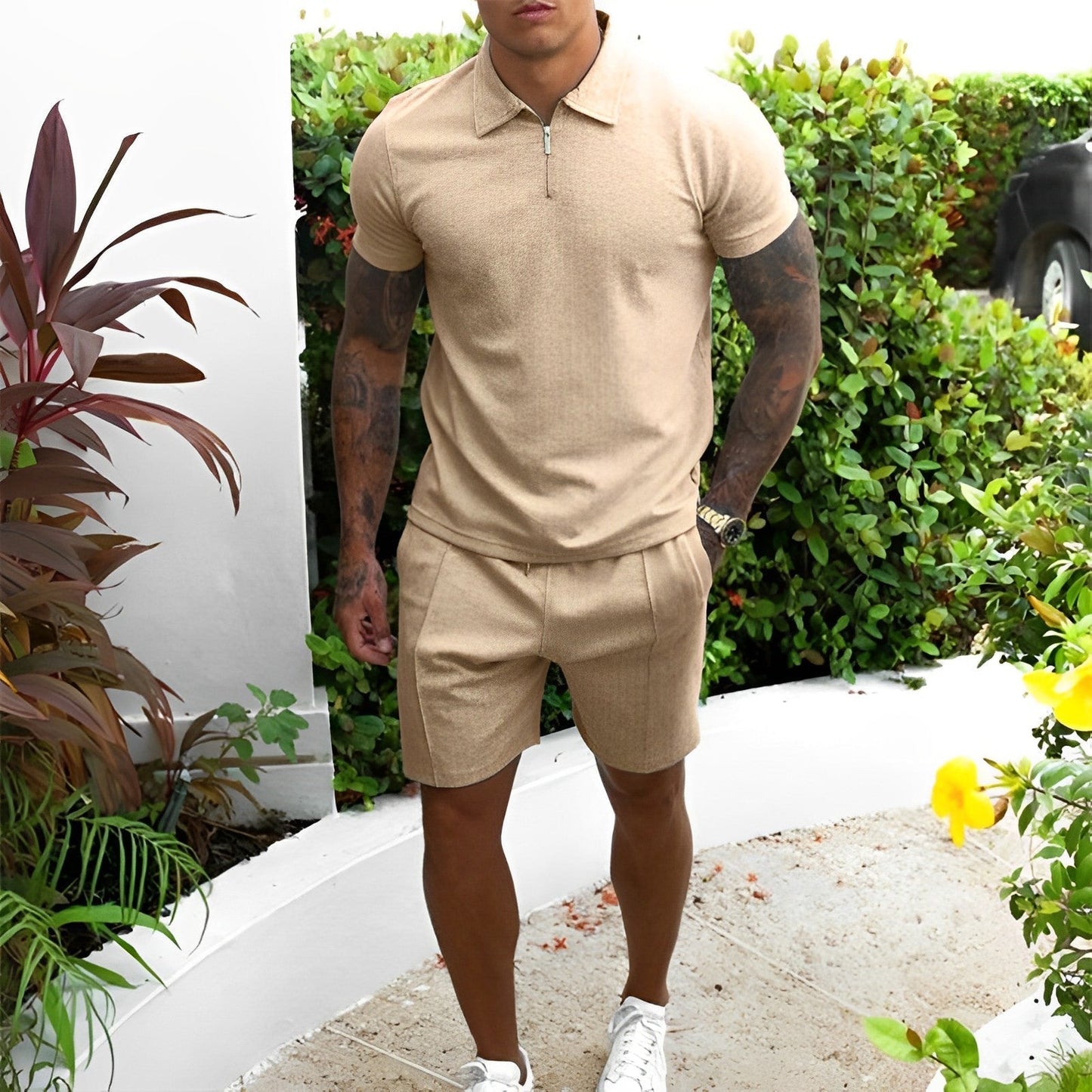 Summer Set Men: T-Shirt and Shorts Comfort