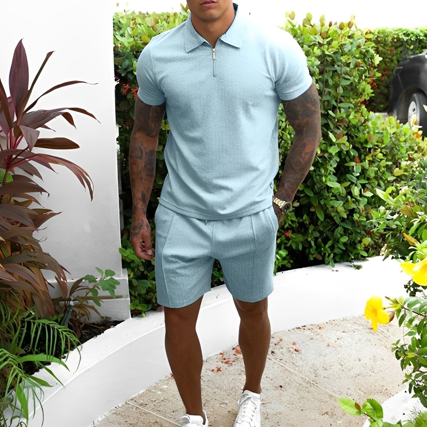 Summer Set Men: T-Shirt and Shorts Comfort