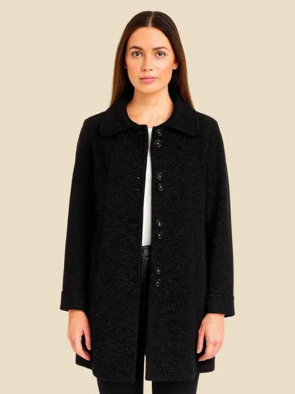 Stylish A-line Winter Coat for Women