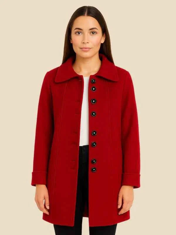 Stylish A-line Winter Coat for Women