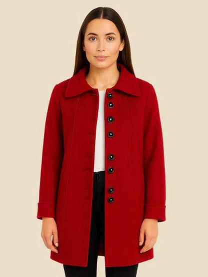 Stylish A-line Winter Coat for Women