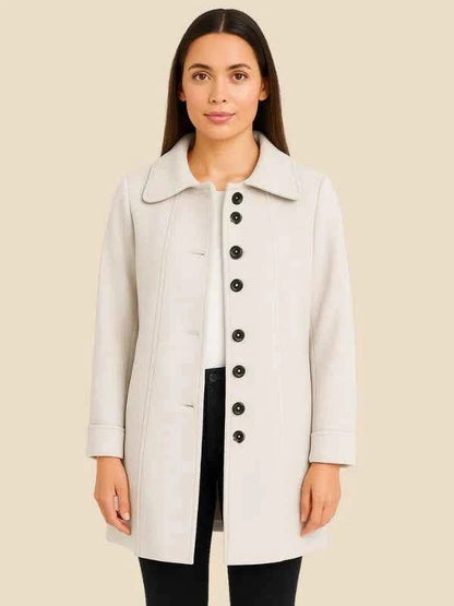 Stylicher Wintermantel A-Linie Damen - IdealeKleiden