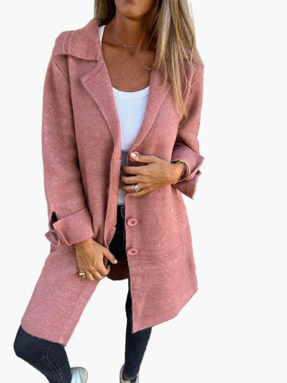 Damen Mantel Mode Oversized Stil - IdealeKleiden