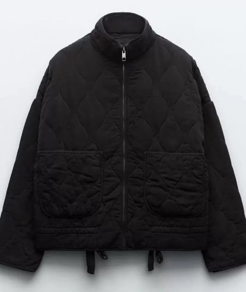 Vintage Quilted Jacket Classic Elegant Design