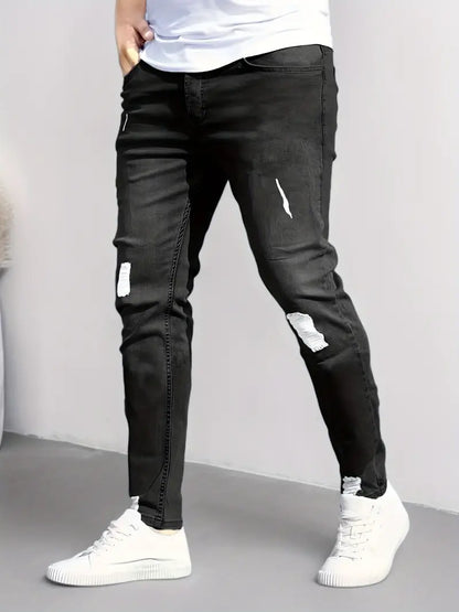 Skinny Jeans Spring Trendy Rips Style